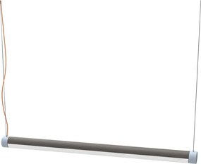 Sivé LED závesné svietidlo so stmievačom Interplay – Hübsch