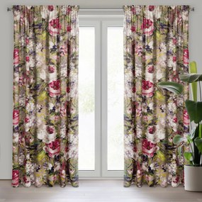 ZATEMŇOVACÍ ZÁVES NA PÁSKE AMELIE 140X270 CM VZOROVANÁ