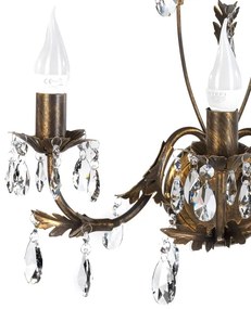 ONLI - Nástenné svietidlo TERESA 3xE14/6W/230V bronzová