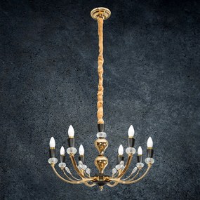 Dekoračná lampa MELBA 71x120 cm zlatá