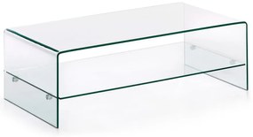 Sklenený konferenčný stolík 55x110 cm Burano – Kave Home