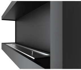 InFire - Rohový BIO krb 45x120 cm 3kW čierna