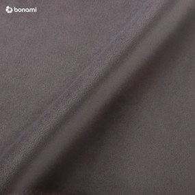 Tmavosivá zamatová pohovka Milo Casa Santo, 174 cm