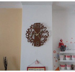 Drevené hodiny vták I SENTOP HDFK PR0162