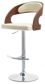 Stolička Honolulu (oriešková + chrómová). Akcia -22%. Vlastná spoľahlivá doprava až k Vám domov. 1110583