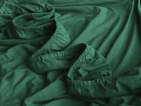 XPOSE® Detská jersey plachta Exclusive - zelenkavá 80x160 cm