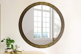 Okrúhle ozdobné zrkadlo Grécka ozdoba fi 100 cm