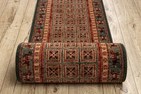 Behúň KASHQAI 4301/401 zelený / terakota