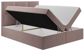 BOXSPRING POSTEĽ AGGER 180X200CM, ČERVENÁ ITAKA