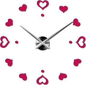 SENTOP | Nástenné hodiny ako obraz moderné hodiny vyrobené z plastu 12S046-S-Wall clock HEU- analógové