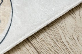 Dywany Łuszczów, Detský kusový koberec Bambino 1278 Space rocket cream, 80x150, viacfarebná, detská izba