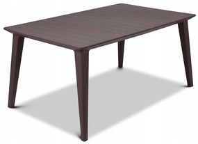 Curver ALLIBERT LIMA 160 stôl 157 x 98 x 74 cm, Hnedý