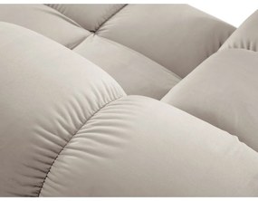 Béžová zamatová pohovka 282 cm Bellis – Micadoni