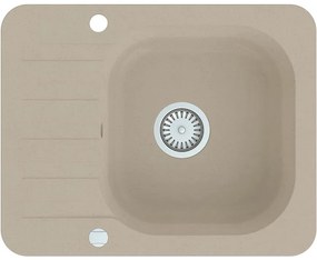 Granitový drez 1K 595x475 béžový