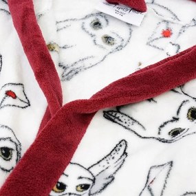 Detský župan s kapucňou Harry Potter - motív sova Hedviga, 116 / 122