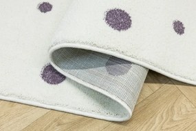 Koberec Lima 9581A krémový / fialový