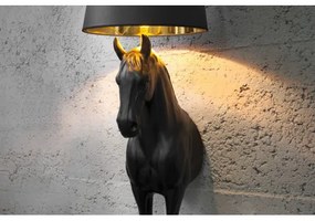 Stojaca lampa 30082 Horse Čierna - Komfort-nábytok