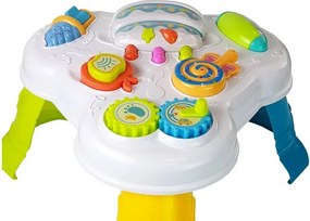 LEAN Toys Vzdelávací stolík so sladkosťami a zvukmi pre bábätko