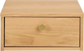 Nočný stolík v dekore duba v svetloprírodnej farbe Monfort – Actona
