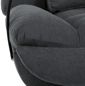 Elektrické polohovateľné kreslo s integrovanýmovládaním, sivé