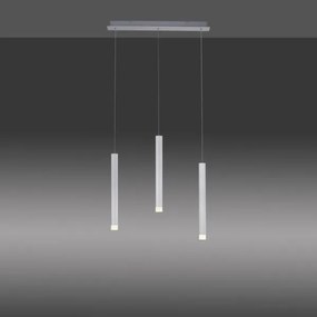 Leuchten Direkt 15203-95 - LED Luster na lanku BRUNO 3xLED/4,8W/230V biela