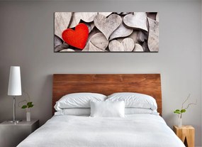 Obraz na plátne Only your heart PC133 30x80 cm