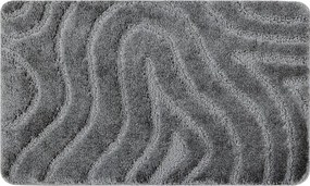 Kúpeľňový koberček SUPREME WAVES vlny, sivý