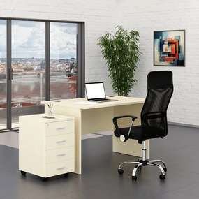 Zostava kancelárskeho nábytku SimpleOffice 1, 120 cm, breza