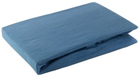 MAKOSATÉNOVÉ PRESTIERADLO NOVA 200X220 CM, VÝŠKA 30 CM TMAVOMODRÉ