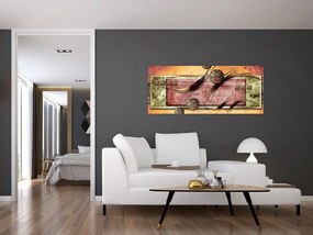 Abstraktný obraz (120x50 cm)