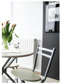 Invena Prov V22, panelový oceľový radiátor 600x2200 mm, 3648W, pre spodné a bočné pripojenie, biela, INV-UG-93-622-KPL