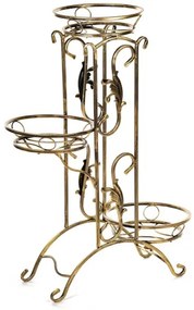 Stojan na kvety 90x65 cm zlatá