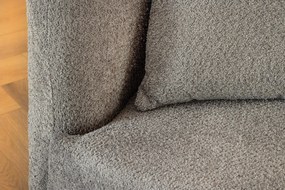 Pohovka ATELIER 230 cm bouclé šedá