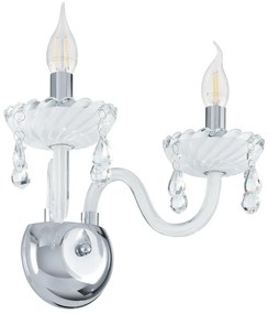 Eglo 39116 - Nástenné svietidlo CARPENTO 2xE14/40W/230V