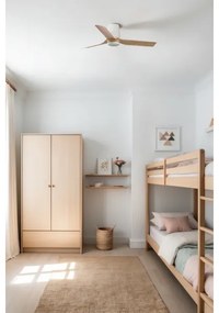 FARO 33833 - Stropný ventilátor MINI PUNT TUB S hnedá/biela pr. 90 cm + DO