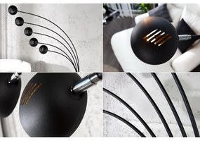 Stojaca lampa 22967 Čierna - Komfort-nábytok