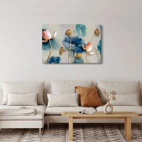 Obraz s kvetmi (90x60 cm)
