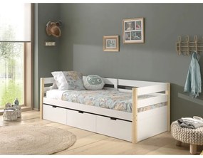 Biela zásuvka pod detskú posteľ Margrit - Vipack