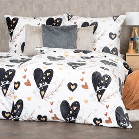 4Home Obliečky mikroflanel Romantic, 140 x 220 cm, 70 x 90 cm