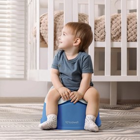 Detský nočník Kidwell NILO modrý s vyberateľnou vložkou a protišmykovou základňou
