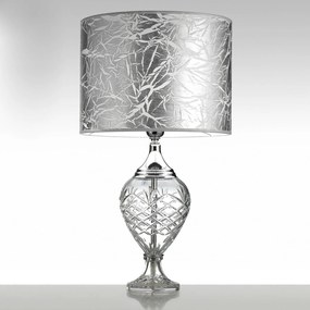 Stolná lampa Belle Epoque, 59 cm chróm