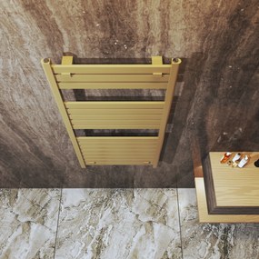 Gamma Artic, vykurovacie teleso 600x1200 mm, 560 W, zlatá matná, GMA-ARCT-12060-GD