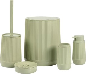 XXXLutz SADA KÚPEĽNOVÝCH DOPLNKOV šalviovozelená Novel - WC doplnky - 005747000203