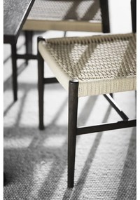 Jedálenská stolička v tmavohnedo-prírodnej farbe v súprave 2 ks Harlan – Rowico