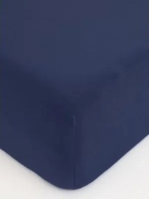 Jersey plachta Classic 90 x 200 cm – tmavo modrá
