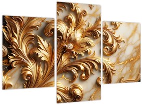 Obraz - Mramor so zlatom (90x60 cm)