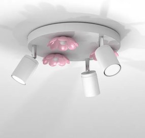 Bodové svietidlo FLOWER 3xGU10/8W/230V biela