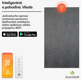 Blumfeldt Heat Square, Infračervené vykurovanie, WiFi ovládanie, 700 W, IP44