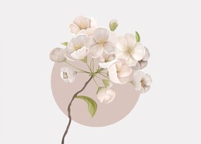 Sklenený obraz - Bloom with grace N⁰2 (70x50 cm)