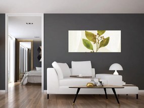 Obraz - Akvarelová vetvička N⁰1 (120x50 cm)